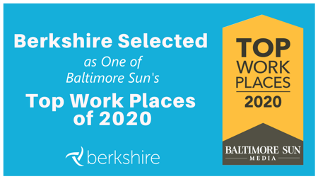 Berkshire Named to Baltimore Sun’s Top Workplaces of 2020